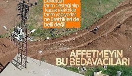 Diyarbakır'da kaçak kullanımı tespit için havalanan drone'u taşladılar