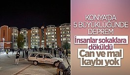 Konya'da 5,1 büyüklüğünde deprem