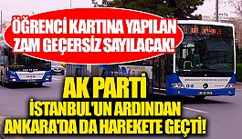 AK Parti, Ankara'da ulaşım zammının öğrenciler için geri çekilmesi amacıyla önerge verecek