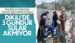 İzmir'de vatandaşların su çilesi: Bidonlarla kuyruğa girdiler