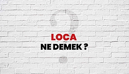 Loca Ne Demek, Ne Anlama Gelir? Loca Kelimesi Sözlük Anlamı Nedir?